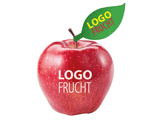 Logo-Apfel mit Natur Snack Box bedruckt